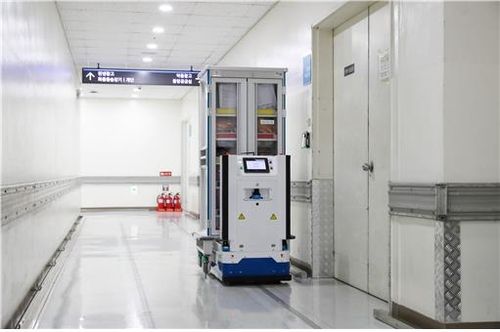 물류 이송 중인 로봇