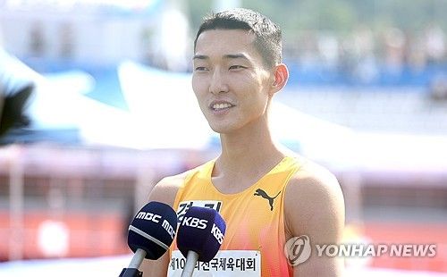 우상혁 전국체전 인터뷰