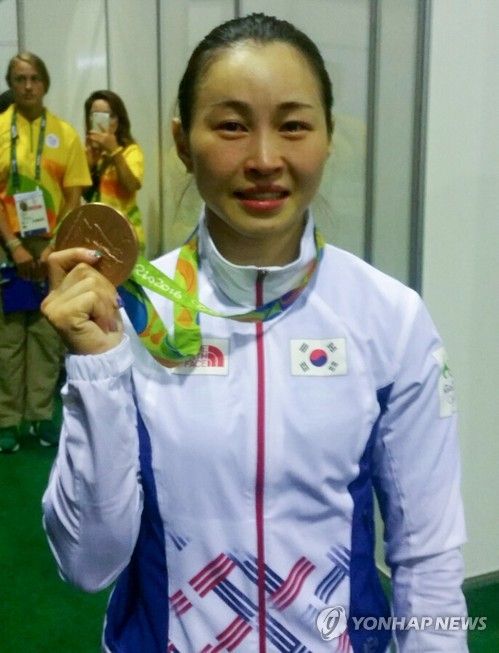 <올림픽> 윤진희, 금보다 값진 동메달