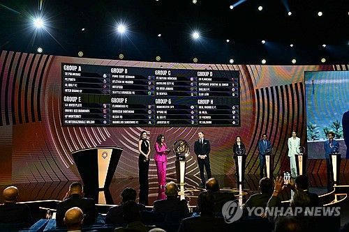 12월 초 열린 클럽 월드컵 대진 추첨 행사