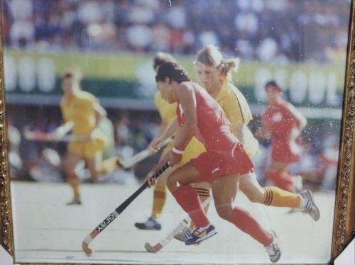 기증자 박순자 씨 하키선수 활동 당시 모습