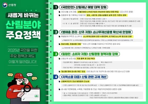 새롭게 바뀌는 산림 분야 주요 정책