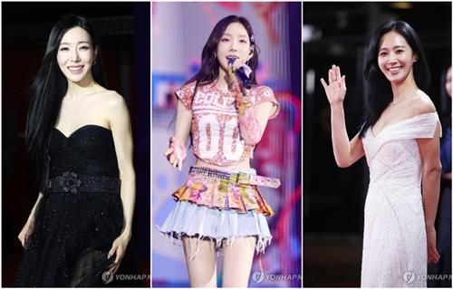 소녀시대 티파니·태연·유리(좌측부터) 