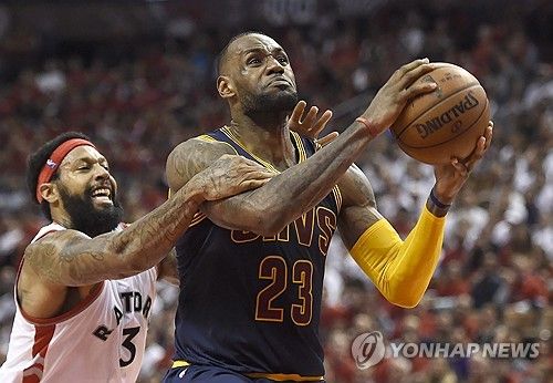 클리블랜드 시절의 제임스