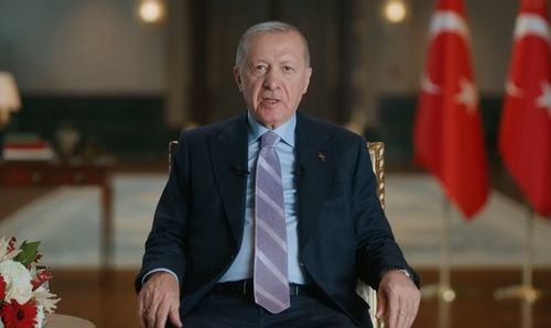 2025년 신년사 하는 에르도안 튀르키예 대통령