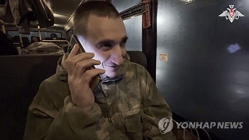 우크라이나가 석방한 러시아군 전쟁포로