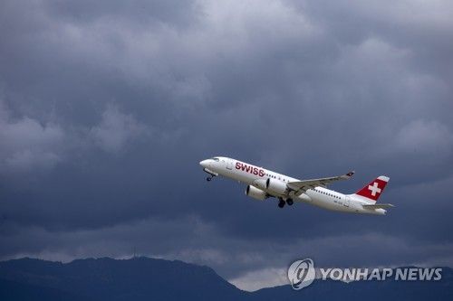 스위스국제항공의 비행기