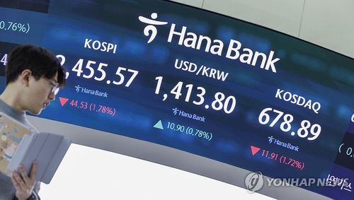 비상계엄 사태, 하락으로 출발한 증시, 급상승한 원/달러 환율