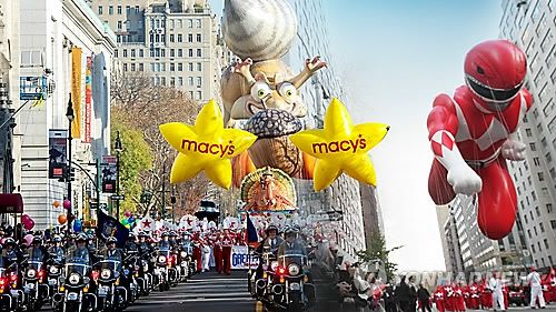 미국 뉴욕 추수감사절 퍼레이드(CG)