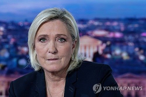 프랑스 극우 국민연합(RN)을 이끄는 마린 르펜 대표