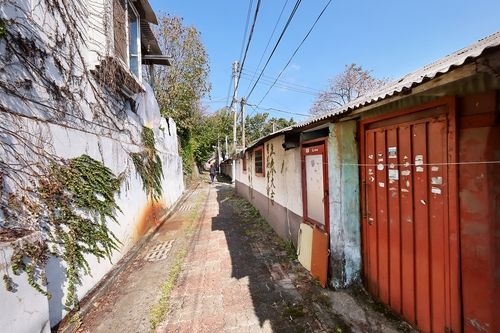옛 철도 관사촌 골목길[사진/조보희 기자]