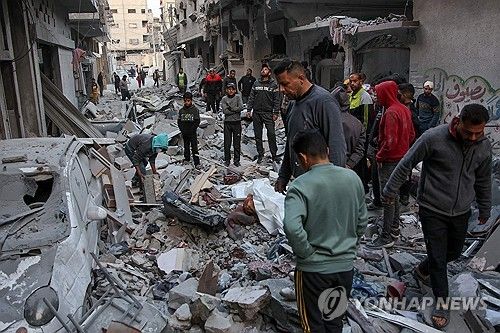 폐허 된 가자지구