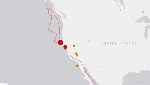 지진 발생 지점