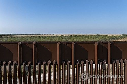 미국 텍사스주 국경 장벽 구간