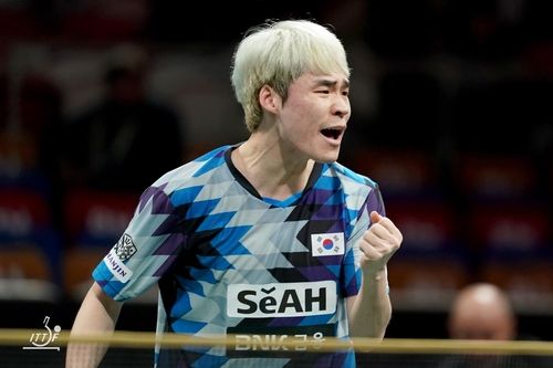 혼성단체 월드컵에 출전한 장우진