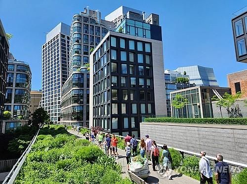 버려진 철도가 공원으로 변신한 미국 뉴욕 하이라인 파크