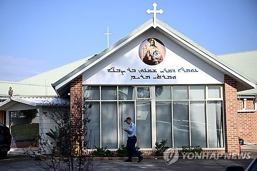 성직자 상대 흉기테러 벌어진 호주의 교회