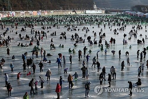 화천산천어축제 인파
