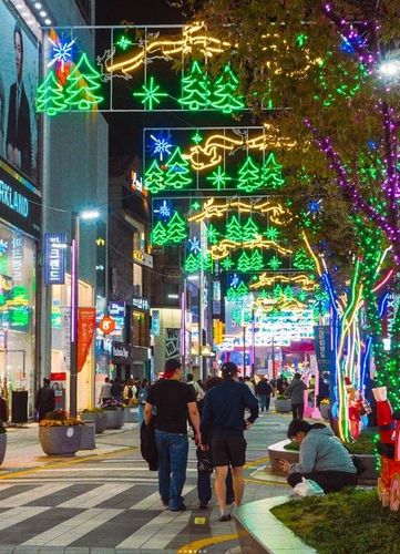 광복로 트리축제 모습