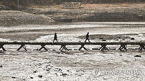 정선 아우라지 전통 섶다리