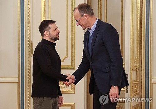 우크라이나 정상과 독일 야당 당수