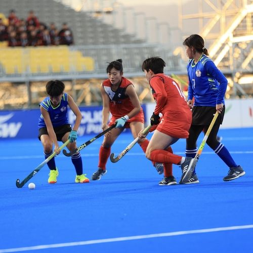 한국과 대만의 경기 모습. 