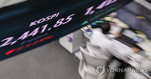 코스피 하락, 원/달러 환율 상승