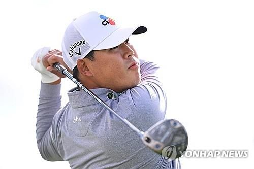 김시우의 티샷.