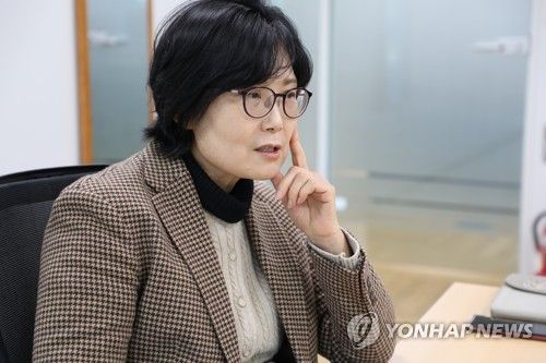 연합뉴스와 인터뷰 중인 전진경 대표