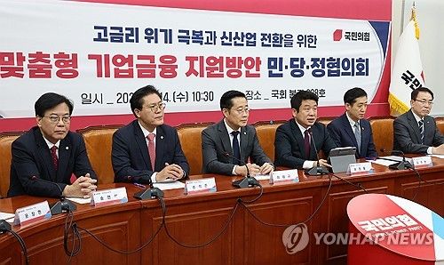 기업금융 지원 민당정 협의