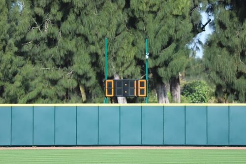 SSG 스프링캠프에 설치된 타이머