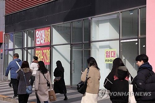 공실 늘어선 강남대로