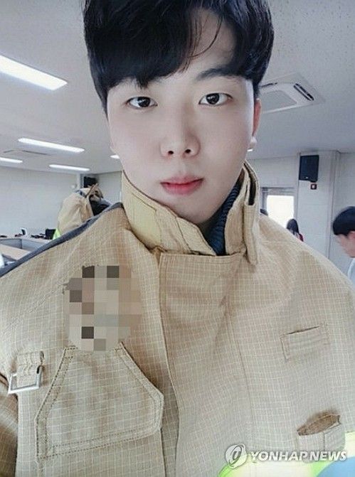 고(故) 김수광 소방장 생전 프로필 사진