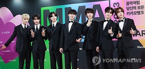 멜론뮤직어워드 참석한 NCT 드림