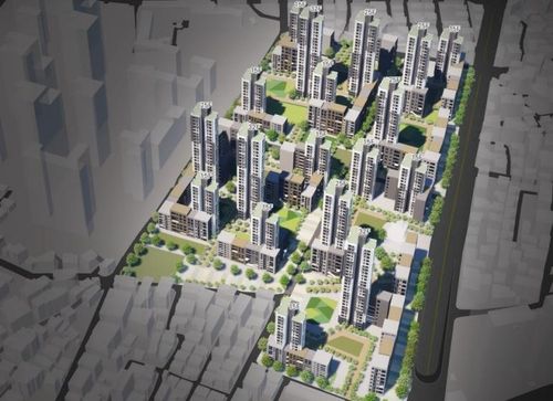 중랑구 중화3동 모아타운 조감도