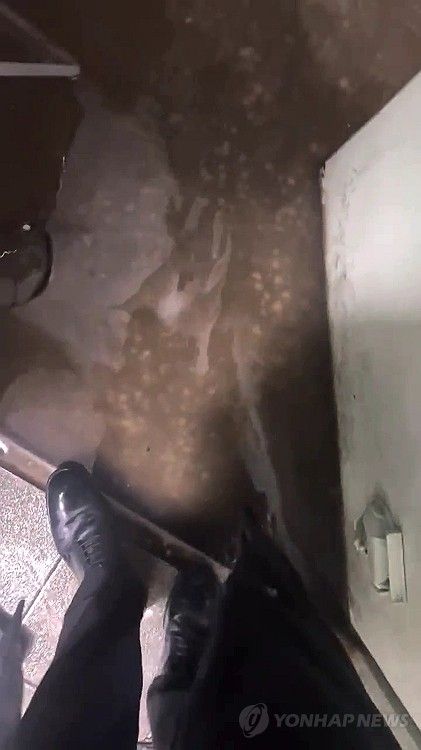 전세사기 피해자 허민우 씨 집의 누수 상황