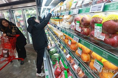 과일 물가 오름세 지속