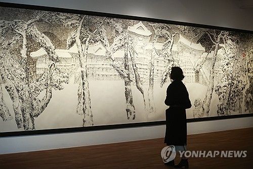 아름다운 박대성 화백의 전통 수묵화