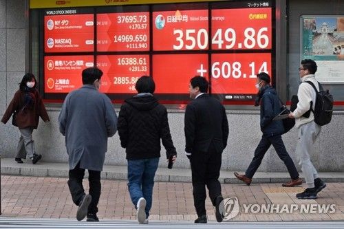 34년 만에 35,000선 돌파한 닛케이지수