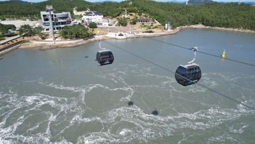 울돌목 회오리 바다