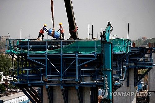 인도 건설 현장