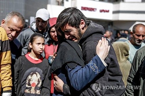 "구호품 받으려던 것 뿐인데…"