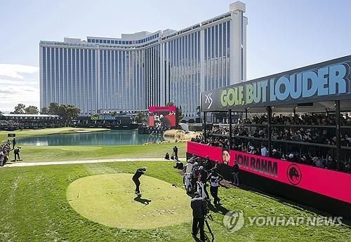 LIV 골프 경기장 모습.