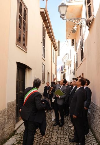 마엔차를 둘러보는 이상민 행안부 장관