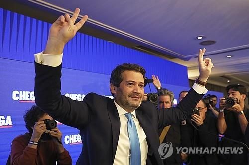 득표 결과에 기뻐하는 벤투라 셰가 대표 