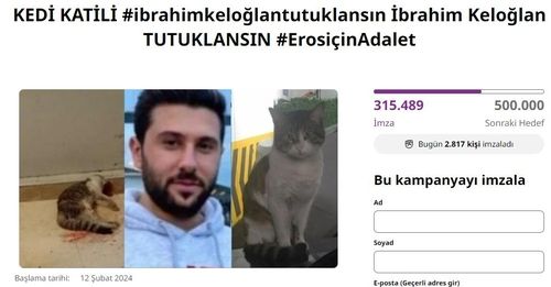 에로스 살해범 엄벌 촉구 청원