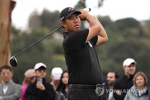 안병훈의 티샷.