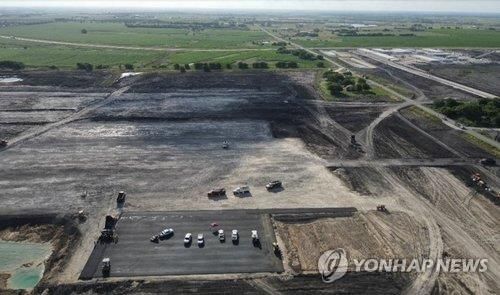 삼성전자가 미국 텍사스주 테일러에 건설 중인 파운드리 공장 부지