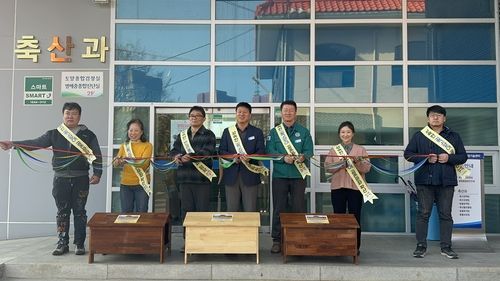 공공청사에 설치된 길고양이 공공급식소