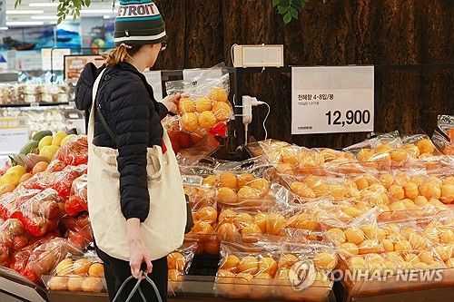 생산자물가지수 1년전 보다 1.3% 올라